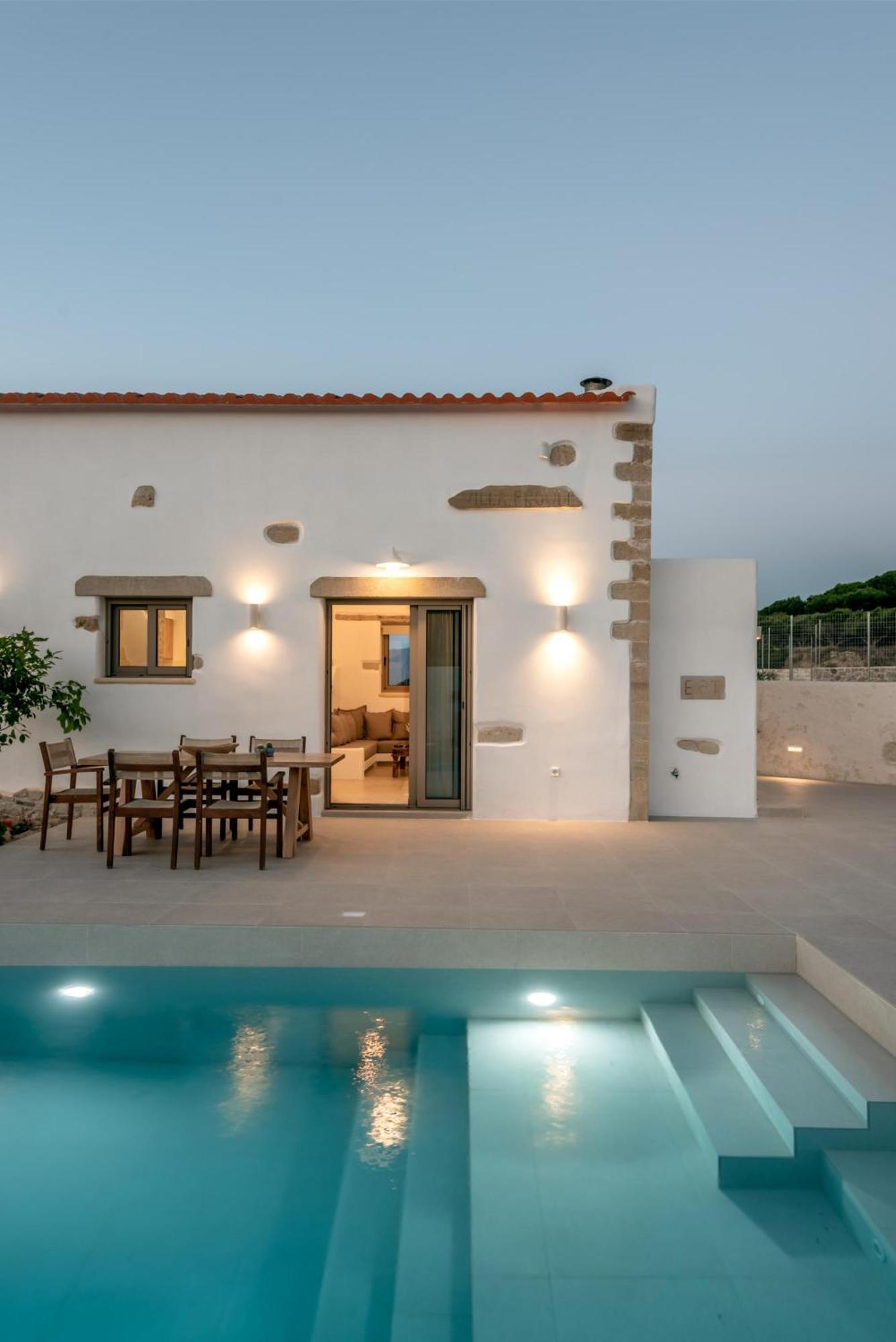 Villa Froudi Near Falaserna Beach キサモス エクステリア 写真