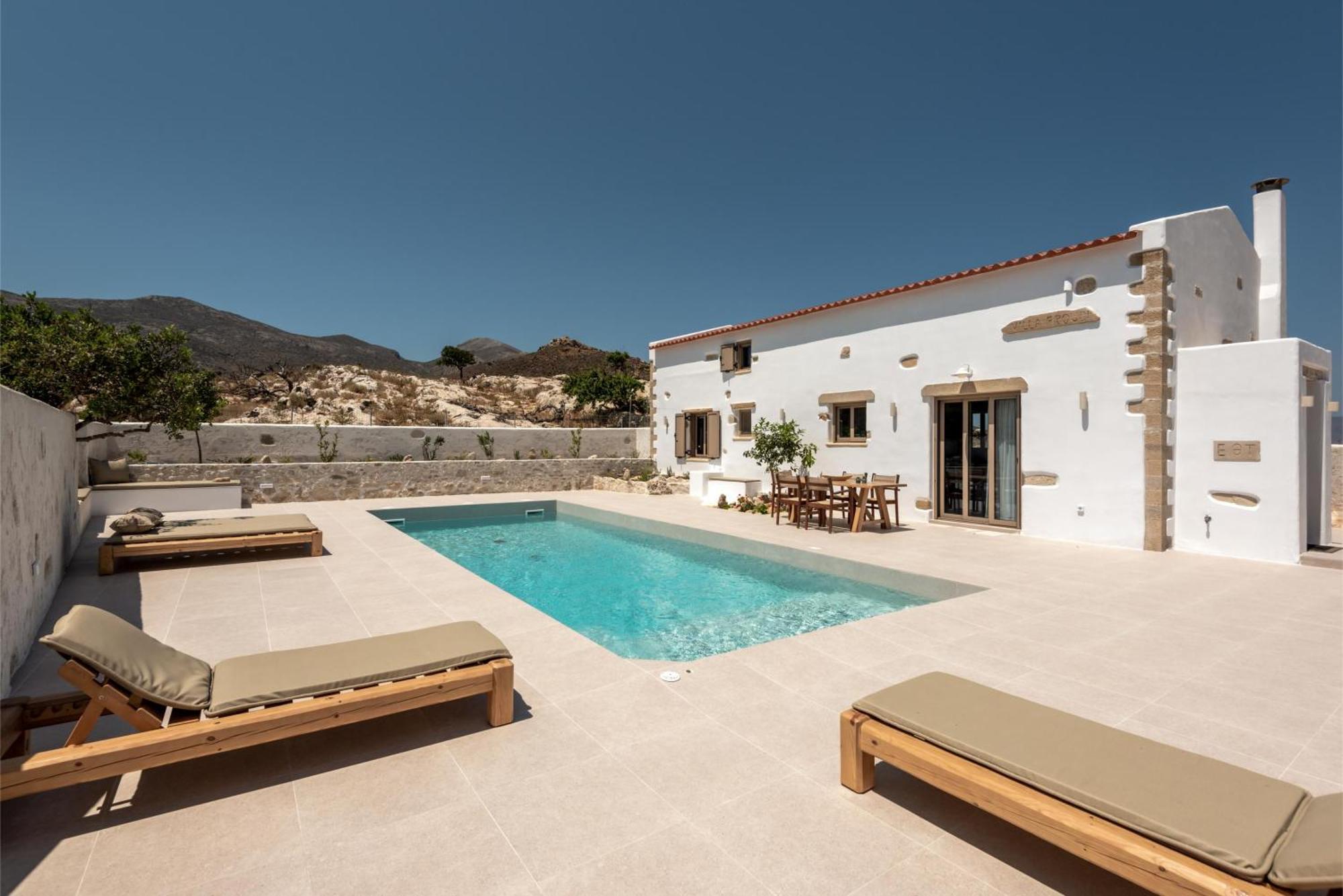 Villa Froudi Near Falaserna Beach キサモス エクステリア 写真